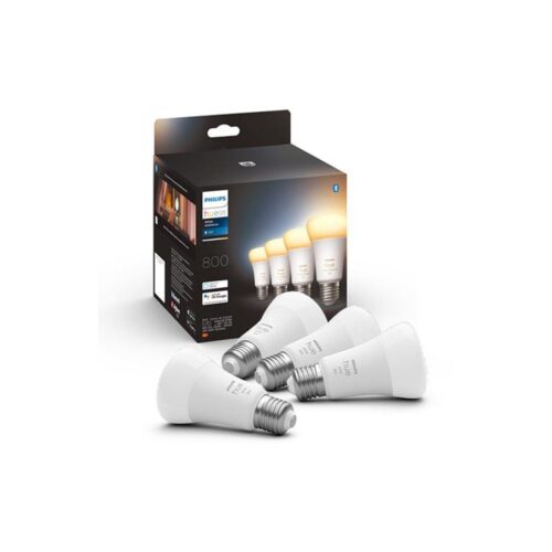Philips KÉSZLET 4xLED Dimmelhető izzó Philips Hue WHITE AMBIANCE E27/6W/230V 2200