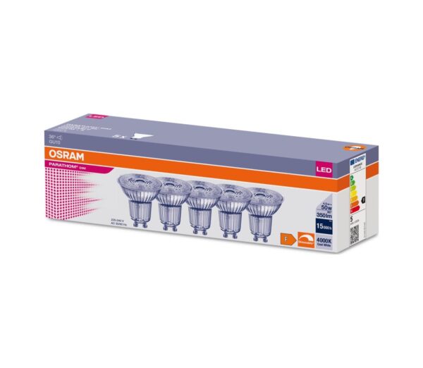 Osram KÉSZLET 5x LED Dimmelhető izzó PAR16 GU10/4