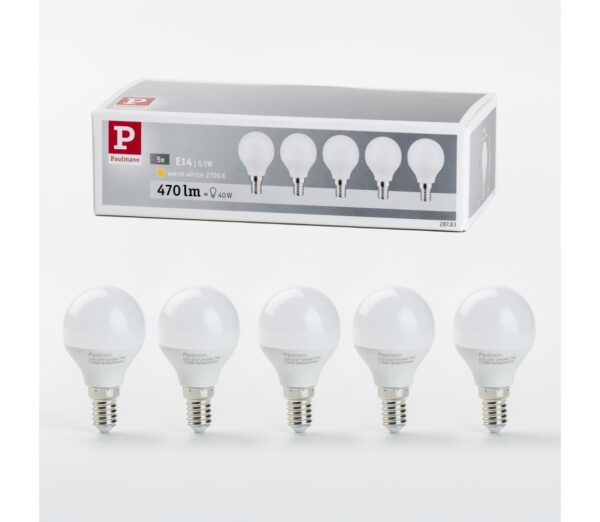 Paulmann KÉSZLET 5x LED Izzó E14/5