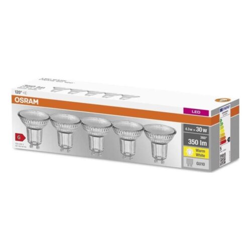 Osram KÉSZLET 5x LED Izzó PAR16 GU10/4