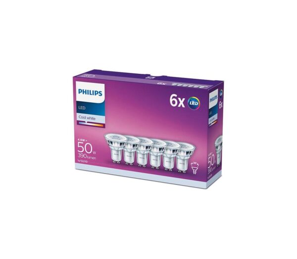Philips KÉSZLET 6xLED Izzó Philips GU10/4