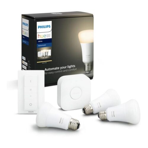 Philips Kezdőcsomag Philips Hue STARTER KIT 3xE27/9W 2700K + központi egység