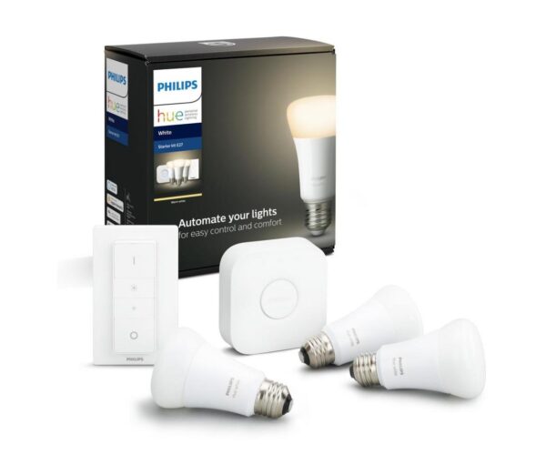 Philips Kezdőcsomag Philips Hue STARTER KIT 3xE27/9W 2700K + központi egység