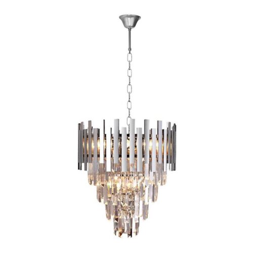 Kristály csillár láncon ASPEN 9xE14/40W/230V