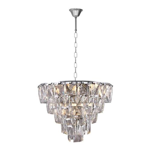 Kristály csillár láncon CHELSEA 6xE14/40W/230V