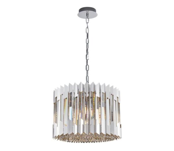 Kristály csillár láncon RITZ 7xE14/40W/230V króm