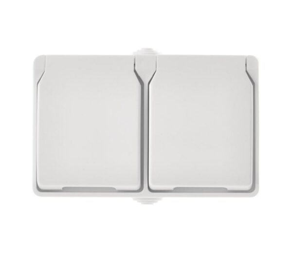 Kültéri aljzat 2xFRENCH 250V/16A IP44