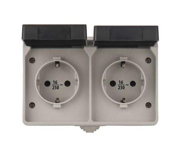 Kültéri aljzat SCHUKO 250V/16A IP44 2Z