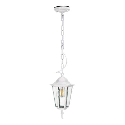 Kültéri csillár láncon 1xE27/60W/230V IP44 fehér