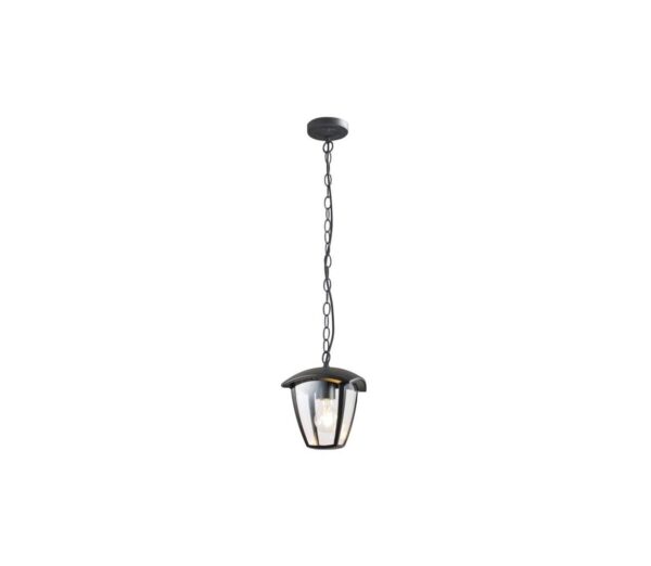 Kültéri csillár láncon SURVA 1xE27/60W/230V IP44 fekete