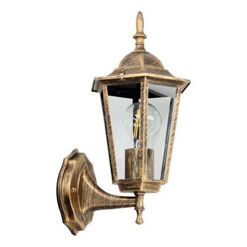 Kültéri fali lámpa 1xE27/60W/230V IP44 arany