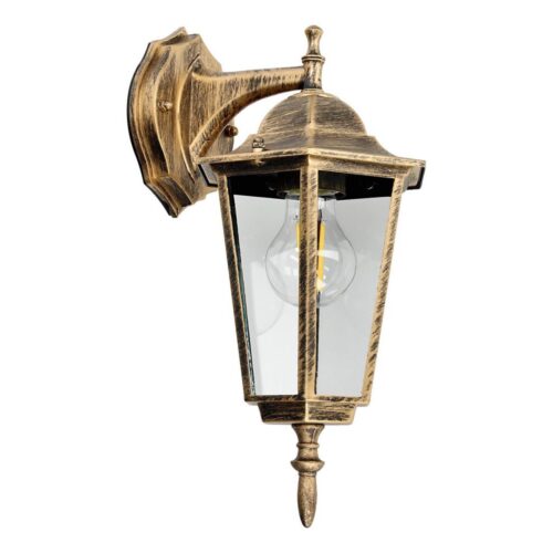 Kültéri fali lámpa 1xE27/60W/230V IP44 arany