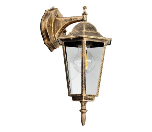Kültéri fali lámpa 1xE27/60W/230V IP44 arany