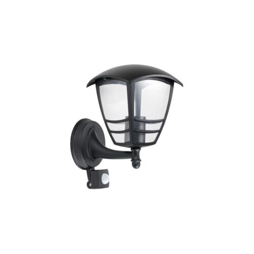 Kültéri fali lámpa érzékelővel TEVIO 1xE27/60W/230V IP54 fekete