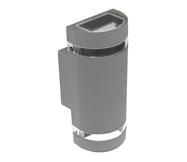 Kültéri fali lámpa KORTEK 2xGU10/30W/230V IP44 szürke