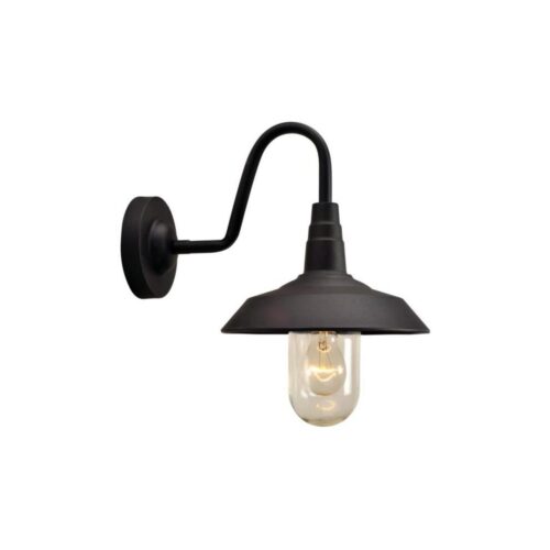 Kültéri fali lámpa NILDA 1xE27/60W/230V IP44 fekete
