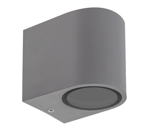 Kültéri fali lámpa PARETE 1xGU10/6W/230V IP54 szürke