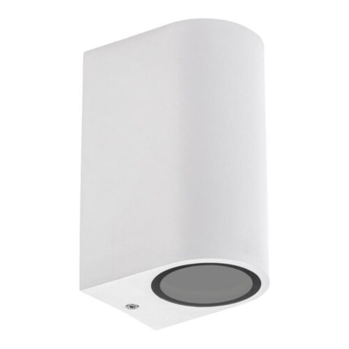 Kültéri fali lámpa PARETE 2xGU10/6W/230V IP54 fehér