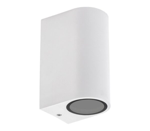 Kültéri fali lámpa PARETE 2xGU10/6W/230V IP54 fehér
