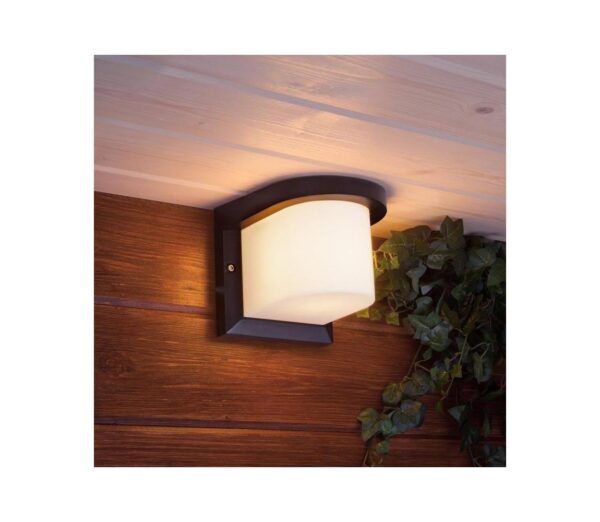 Kültéri fali lámpa PETUNIA 1xE27/60W/230V IP44 antracit