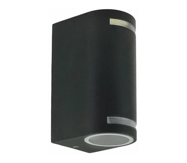 Kültéri fali lámpa QUAZAR9 2xGU10/11W/230V IP44 szürke