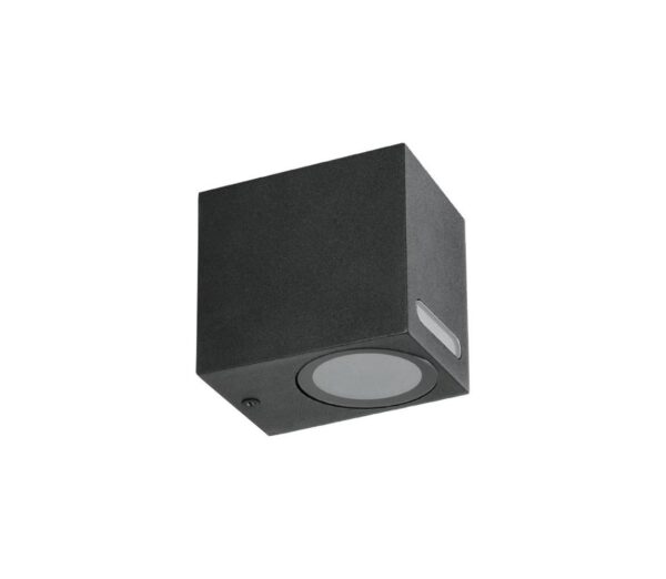 Kültéri fali lámpa QUERK 1xGU10/35W/230V IP54 8 cm fekete