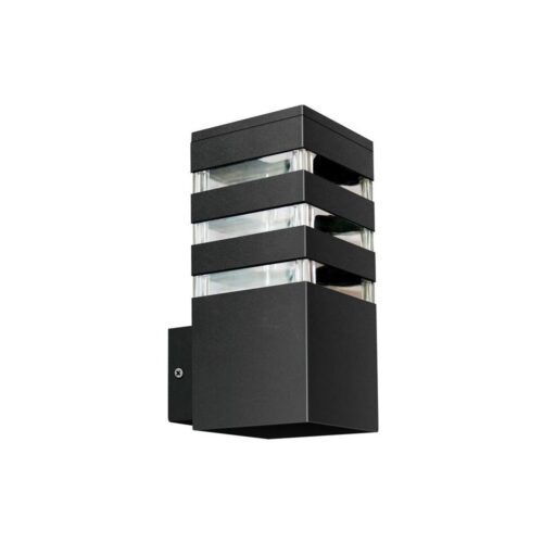 Kültéri fali lámpa TEKSAS 1xE27/12W/230V IP44 antracit