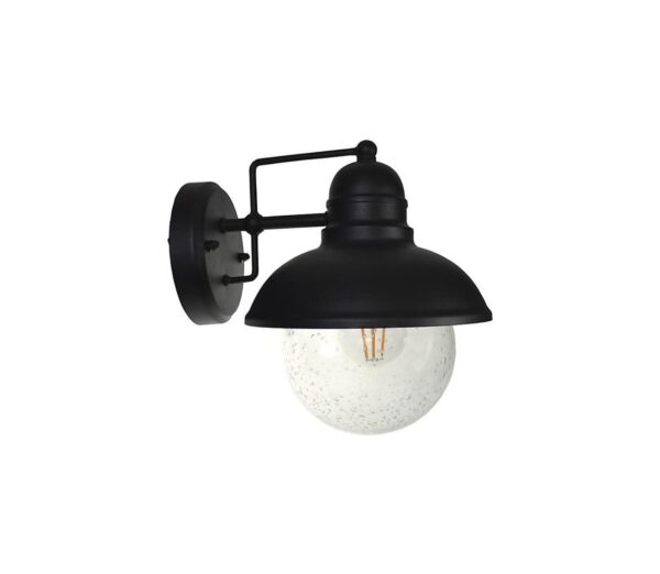 Kültéri fali lámpa WILDA 1xE27/60W/230V IP44 fekete