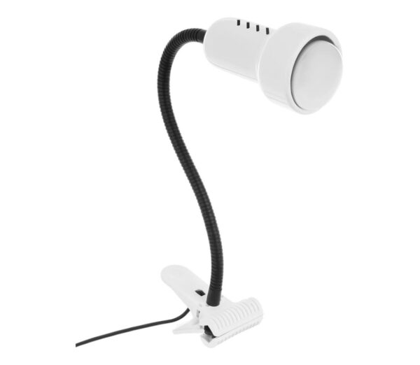 Lámpa csipesszel LOLEK 1xE14/24W/230V fehér
