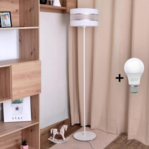 LED Állólámpa HELEN 1xE27/15W/230V fehér
