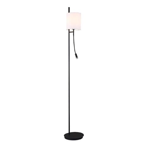 LED Állólámpa TOKYO 1xE27/40W/230V + LED/3W fekete/fehér
