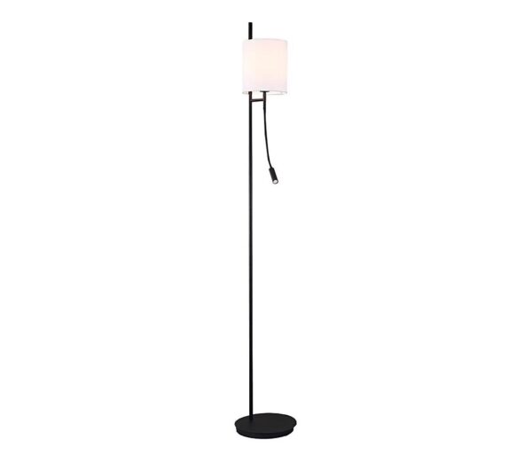 LED Állólámpa TOKYO 1xE27/40W/230V + LED/3W fekete/fehér