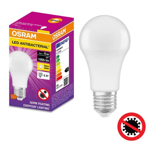 Osram LED Antibakteriális izzó A75 E27/10W/230V 2700K