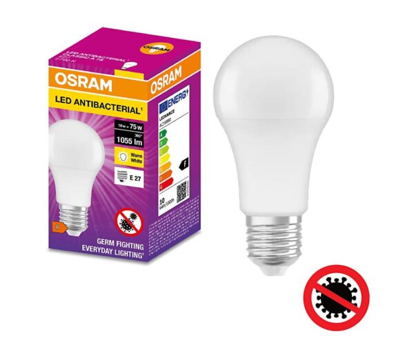 Osram LED Antibakteriális izzó A75 E27/10W/230V 2700K