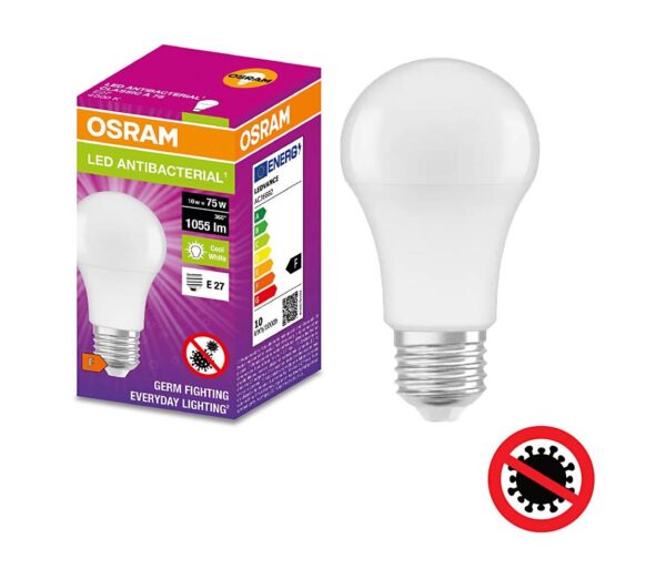Osram LED Antibakteriális izzó A75 E27/10W/230V 4000K