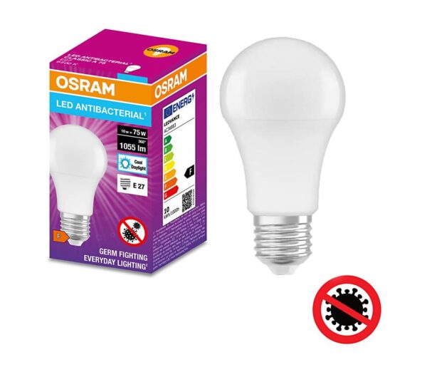 Osram LED Antibakteriális izzó A75 E27/10W/230V 6500K