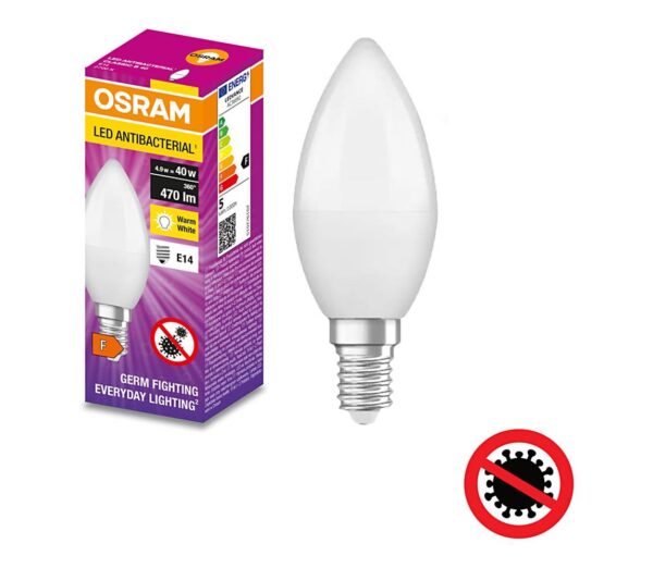 Osram LED Antibakteriális izzó B40 E14/4