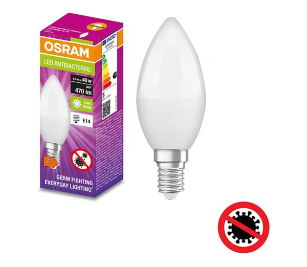 Osram LED Antibakteriális izzó B40 E14/4