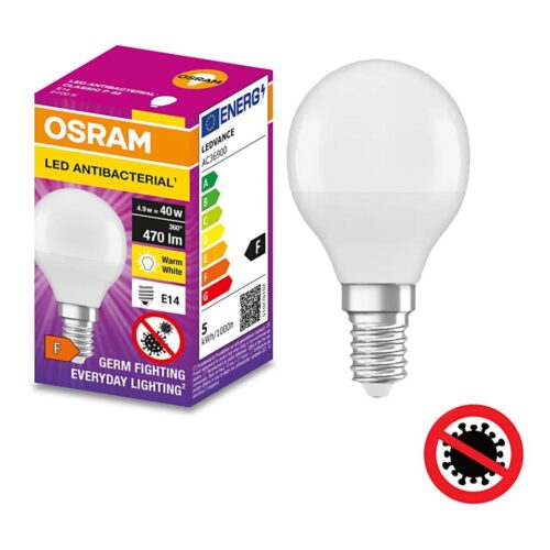 Osram LED Antibakteriális izzó P40 E14/4