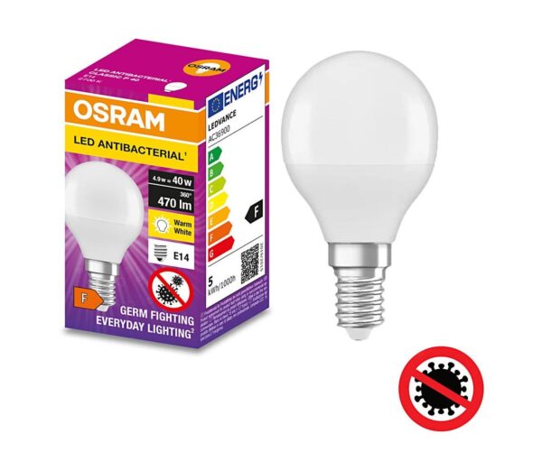 Osram LED Antibakteriális izzó P40 E14/4