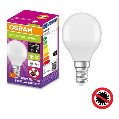 Osram LED Antibakteriális izzó P40 E14/4