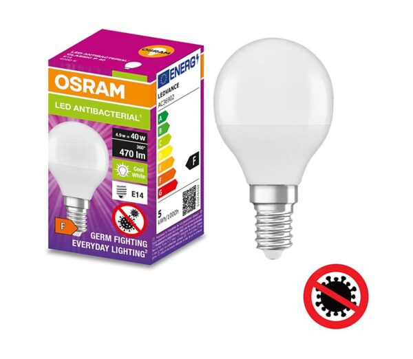 Osram LED Antibakteriális izzó P40 E14/4