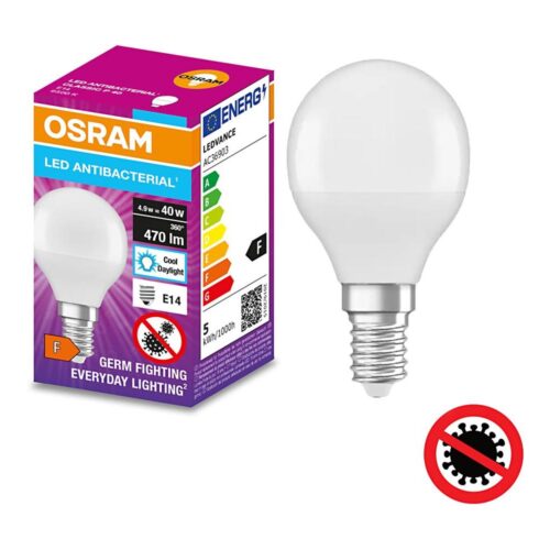 Osram LED Antibakteriális izzó P40 E14/4