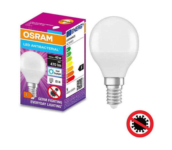 Osram LED Antibakteriális izzó P40 E14/4