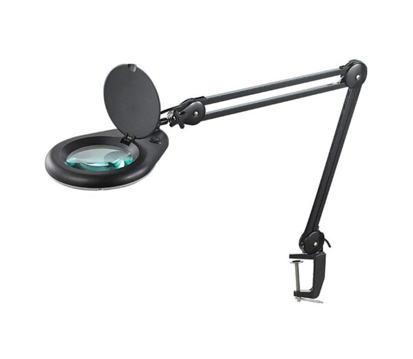 Geti LED Asztali lámpa nagyítóval LED/9W/230V fekete