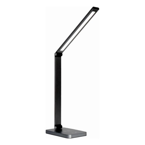 LED Asztali lámpa vezeték nélküli töltővel LED/10W/230V fekete