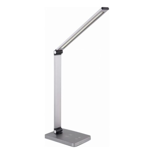 LED Asztali lámpa vezeték nélküli töltővel LED/10W/230V matt króm