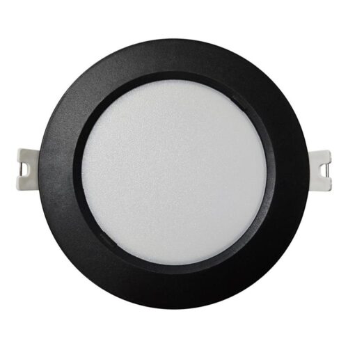 LED Beépíthető lámpa CIRCLE LED/6W/230V 4000K átm. 12 cm fekete