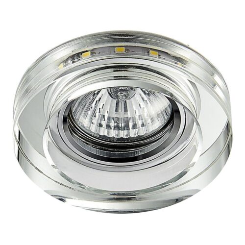 Emithor LED Beépíthető lámpa ELEGANT DOUBLE LIGHT GU10/50W+LED/3W kerek