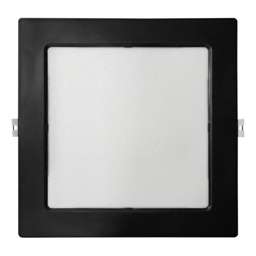 LED Beépíthető lámpa SQUARE LED/18W/230V 4000K 22x22 cm fekete